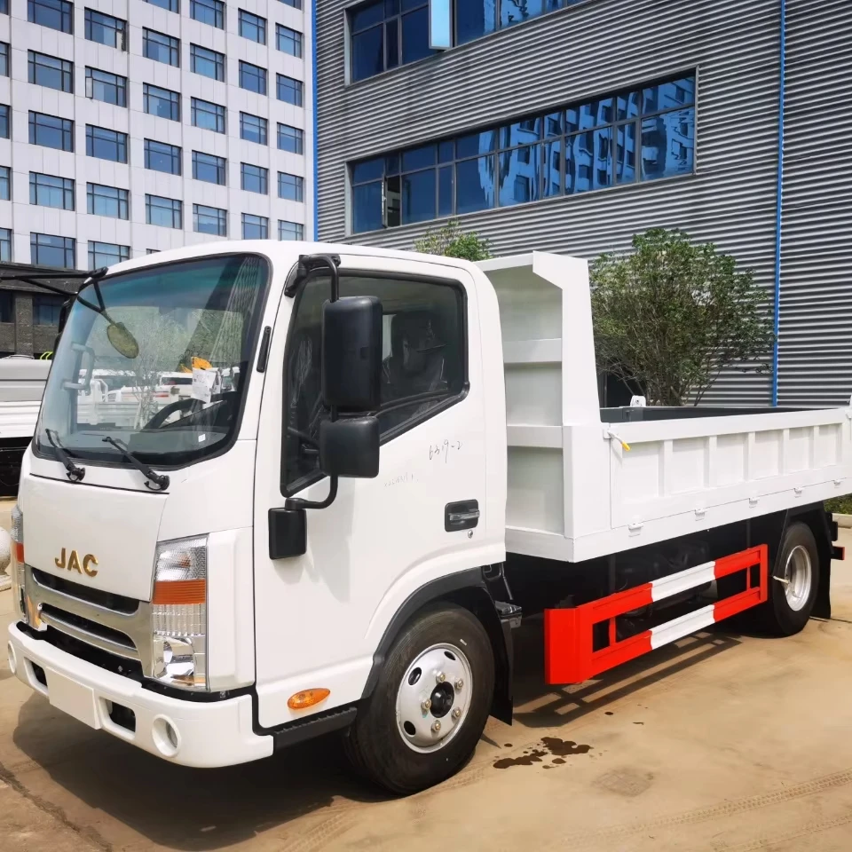 Para JAC Caminhão Basculante Preço de Fábrica Euro 2 Fileira Simples Combustível Diesel Automático Yuchai Fast Novo Van Pesado Tração Esquerda