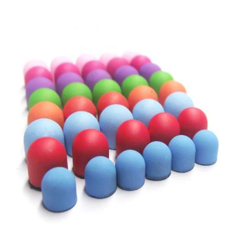 Оптовая продажа, проводящие силиконовые резиновые цветные наконечники для сенсорного экрана