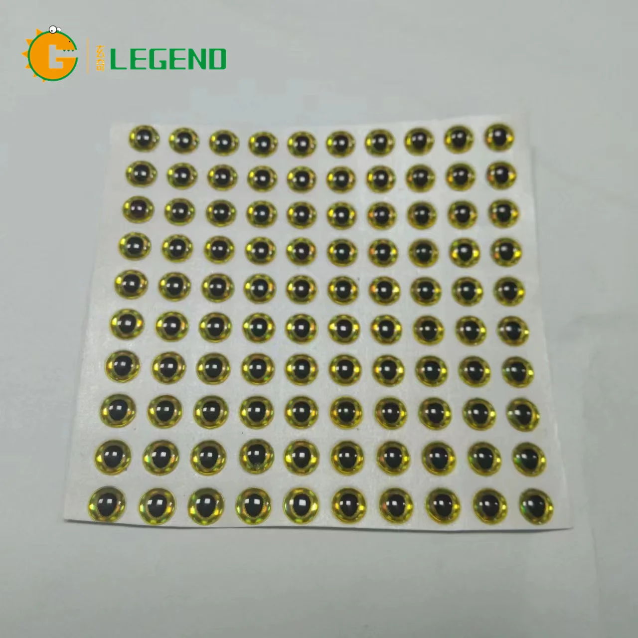 90pcs 15mm Silver 3D Holographic Fishing Lure Eyes 3D Lure Eye 3D Soft Eye 3D Ho - Foto 10