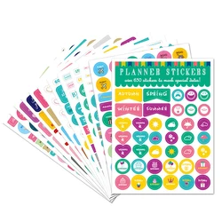 Customized Wholesale Manufacturers Cartoon Custom Planner Sticker Sheet Custom Paper Sheet Sticker