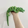 Yellow-green gradient crocodile