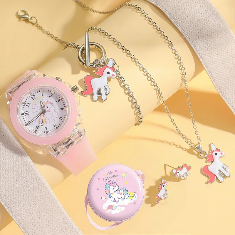 3D Kids Flash Light Watches for Girls