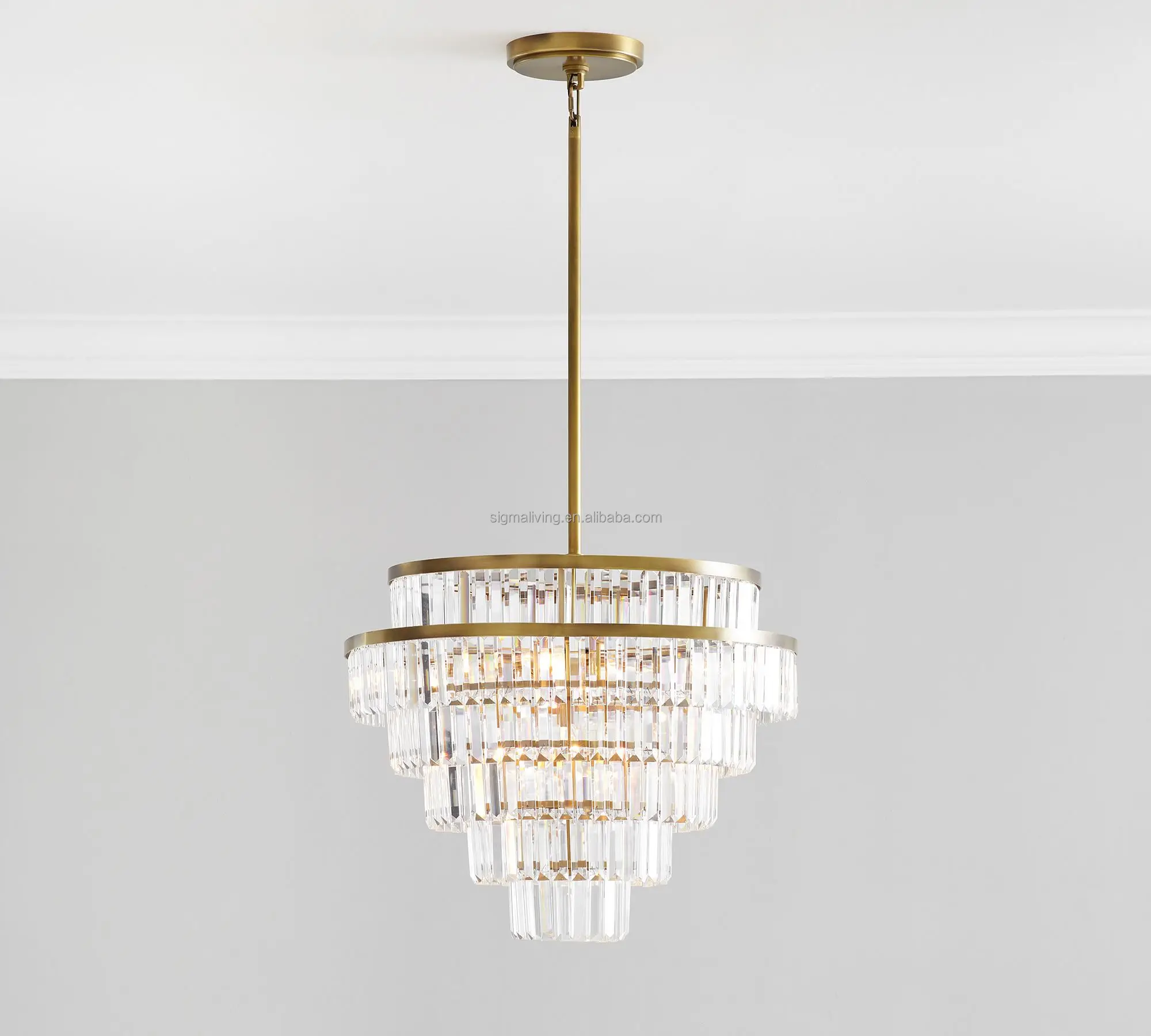 chandeliers pendant lights luxury light iron crystal round chandelier