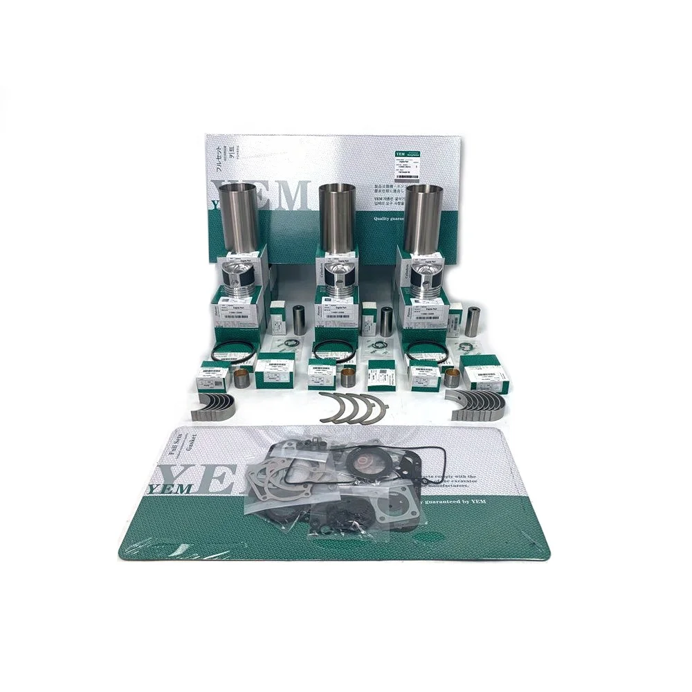 D722 Repair Overhaul Kit With Head Gasket Set Piston Rings Liner Kit Engine Bearing for Bobcat Loaders for Kubota Engine