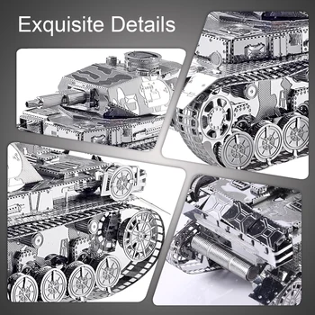 Piececool 3D Metal Puzzle - WW2 German Tank IV for Adults