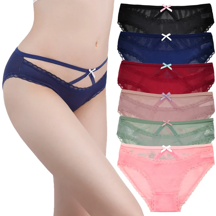 Yun Meng Ni New Sexy Style Transparent Nylon Brief Lady Panties