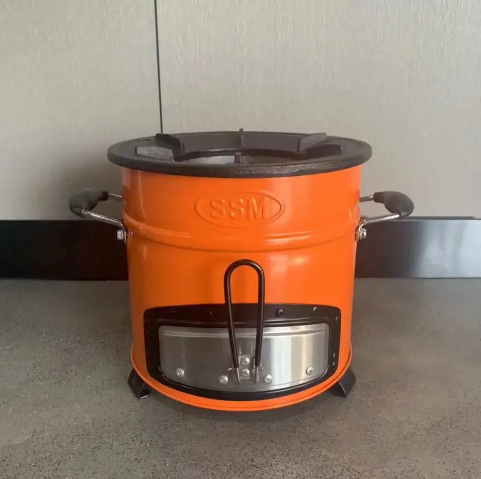 Energy-saving Biomass Fuel Furnace Cooking Stove Boiling Water Coal Stove Charcoal-powered Cooker