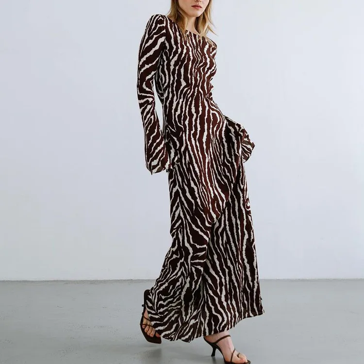 fashion print loose dress Summer Womens Bohemia Loose Fashion Print Round Neck... From Topwang02, Rs.1,684.88