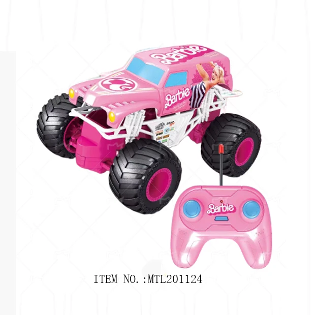 Latest Design Beauty Doll 4 Channels Radio Control Car Pink Remote