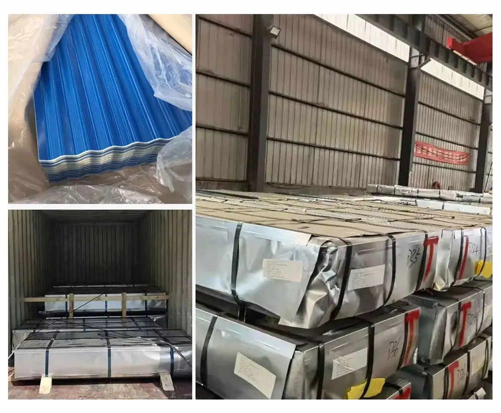 Color Coated Corrugated Steel Sheet 0.150.8mm Roof Slab Ppgi Ppgl Ppci