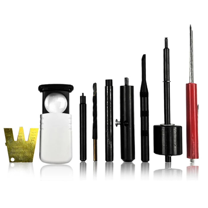 Kit Attrezzi Riparazione Carburatore Holzfforma 9 In 1 – Adatto Per Carburatori Walbro (Farmertec) - Foto 4