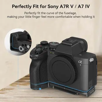 SmallRig Baseplate for Sony A7R V/A7 IV,Bottom Mount Plate with Quick Release Plate for Arca,Anti-Scratch Anti-Deflection-3666B detail image