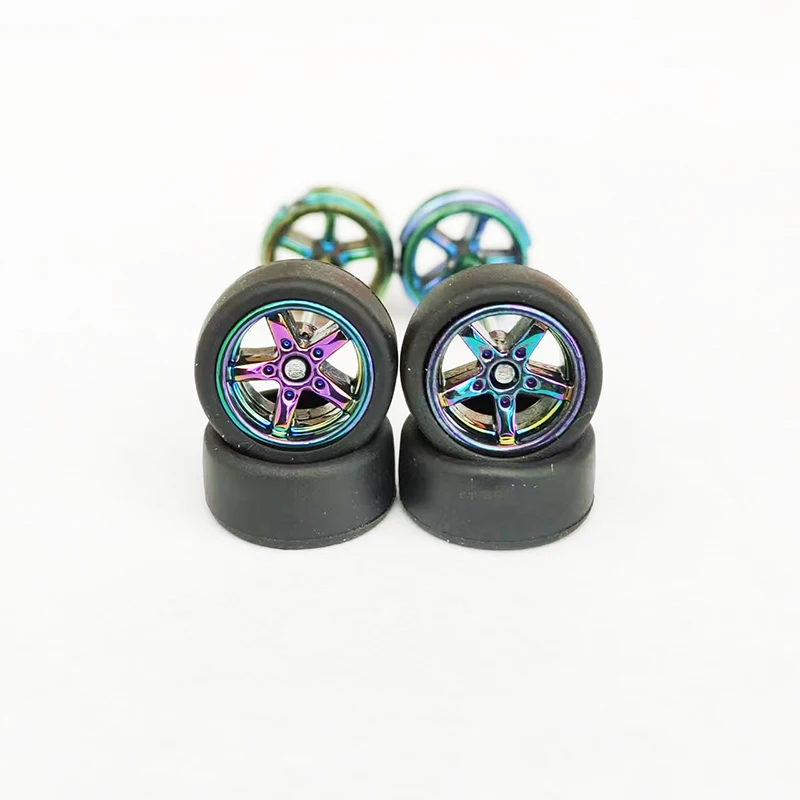 1/64 ホイール 11mm 12mm 13mm BBS ADVAN CE28 タイヤ クローム