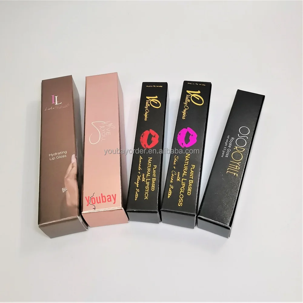 Low Moq Lipgloss Gift Box Package Custom Cosmetic Packaging Lipstick