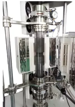 Hot Sale 1200c Lab Small Quartz Tube Vacuum Sealing Vertical Hot Press Electric Furnace With Graphite Heating Chamber