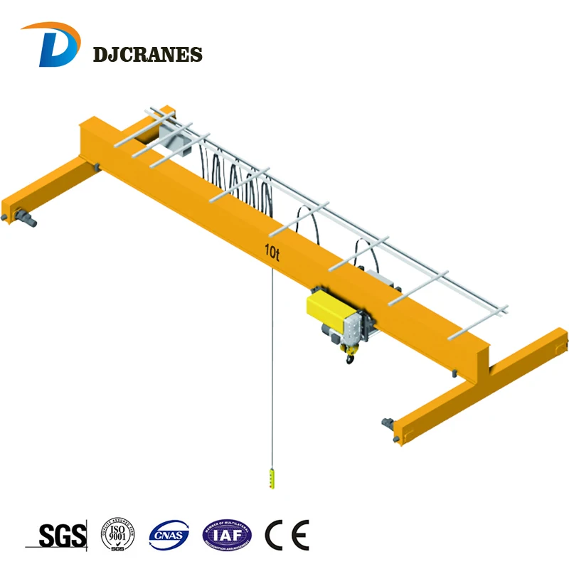 Singer Girder Ohc Crane with Electric Hoist Ceiling Mounted Workstation Bridge Crane Travelling