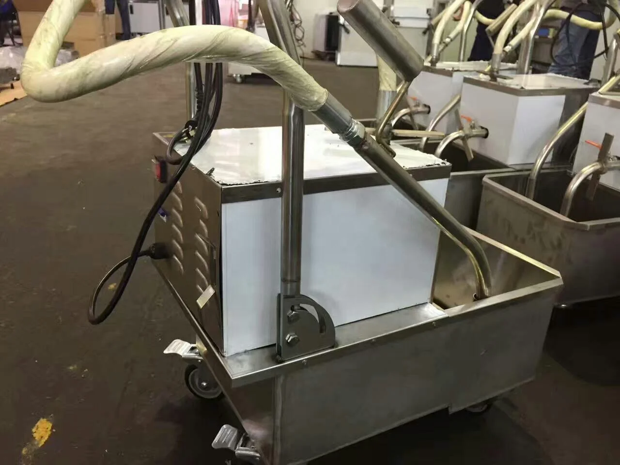 Fast Food KFC Restaurant Kitchen Cooking Oil Filter Machine