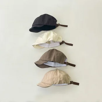 Baby Hat 2023 Spring and autumn sunscreen hat children's sun-shading baseball hats