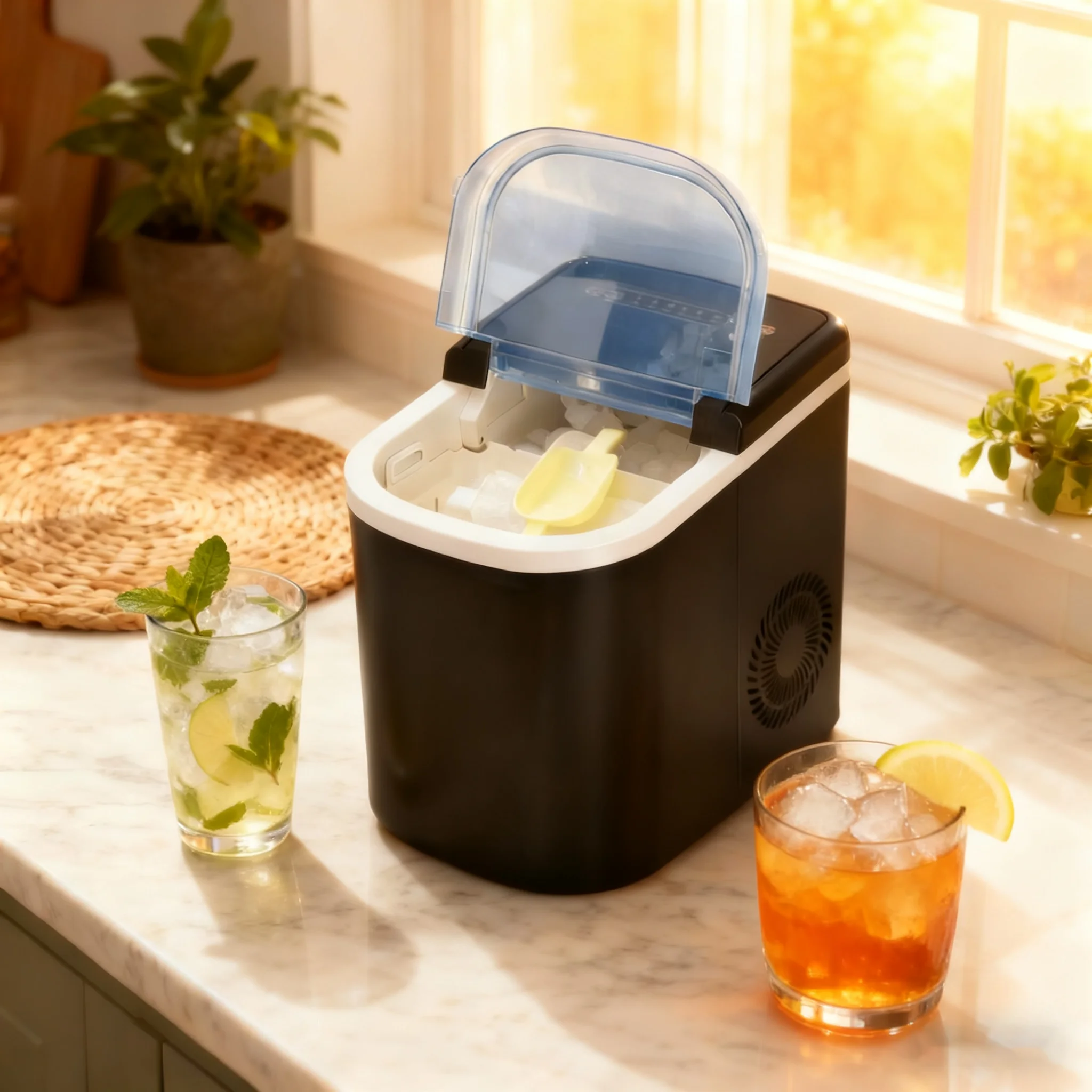 Best DC 220v 50hz Outdoor Kitchen Home Small Ice Cube Maker Portable Ice Maker Machine
