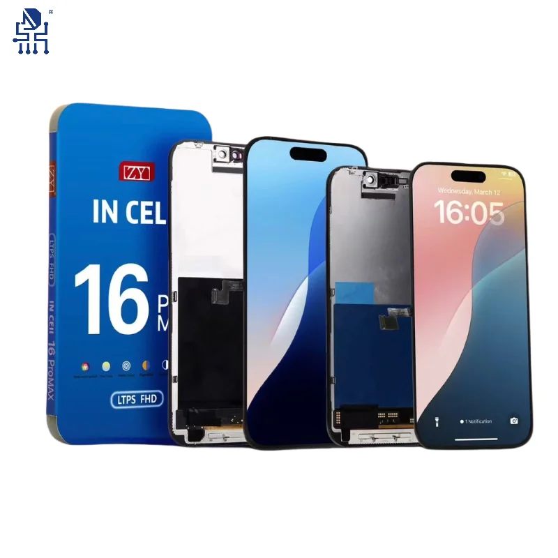 GX ZY KD HL JK Incell LCD Screen Replacement for iPhone 16 Pro Max