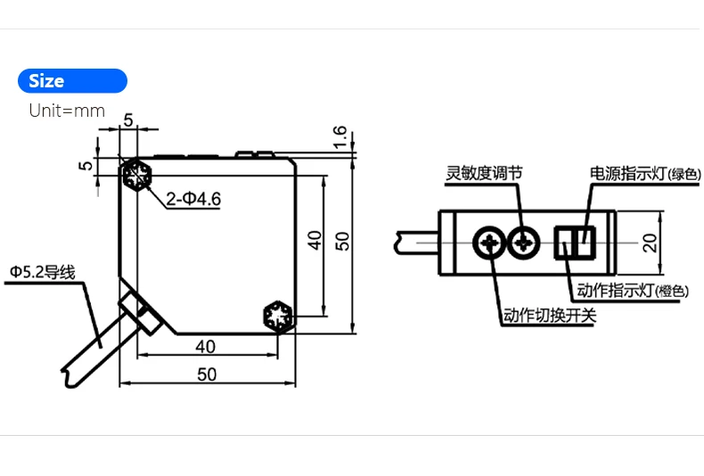 New Infrared Photo Sensor 10M Detection Distance Photoelectric Switch Inductive Proximity Sensor Replace E2E NEXT E3JK