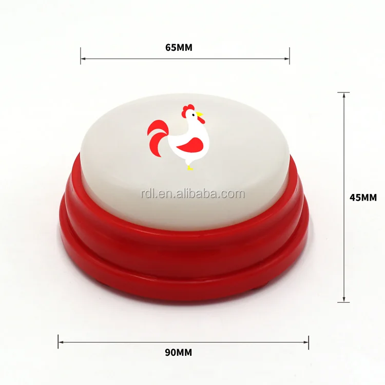 Yes No Sound Button Easy Dog Talking Button Funny Party Quiz Contest Answer Button Props Game Show Buzzers