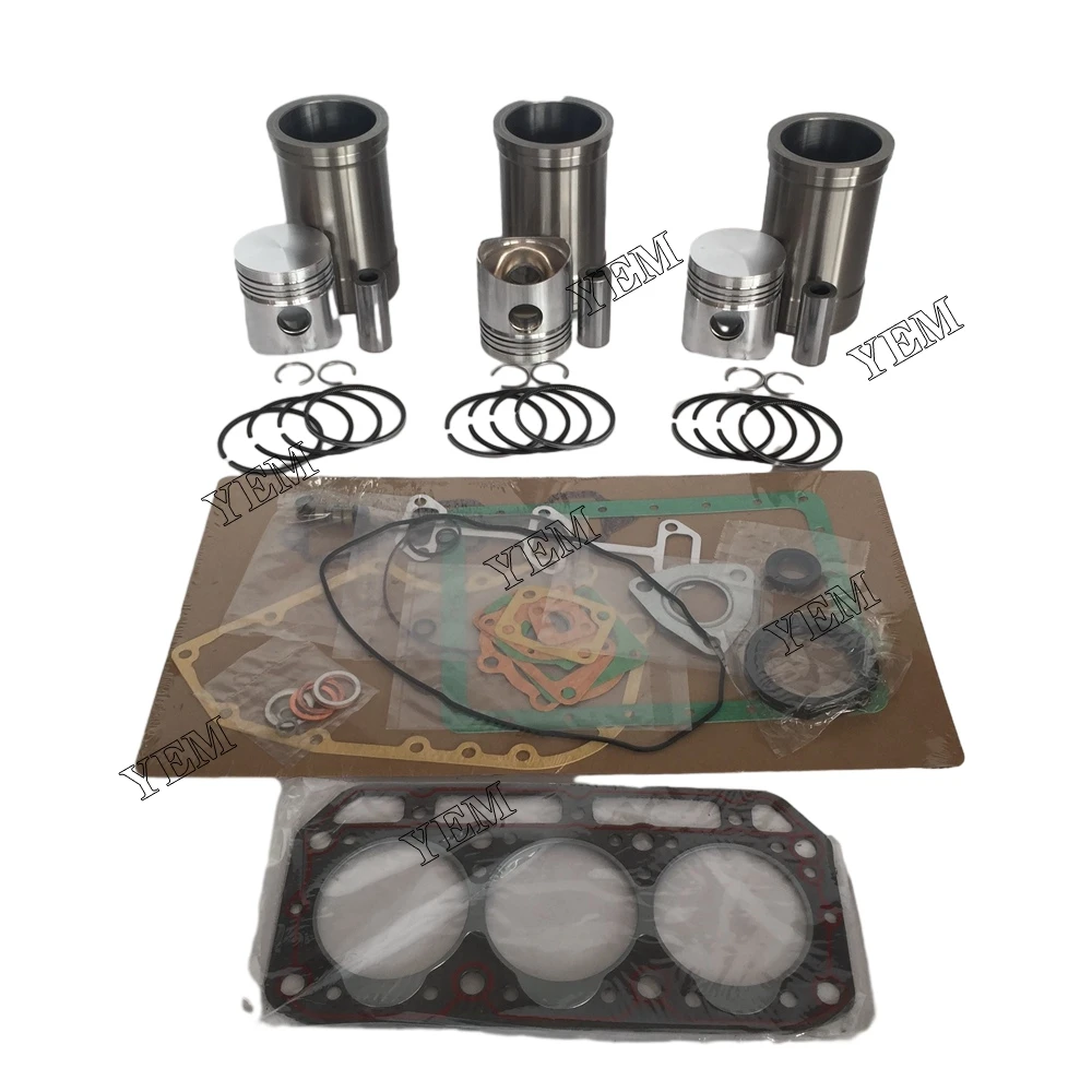 3x for Yanmar Overhaul Kit With Gasket Set 3T84 Engine Spare Parts 3