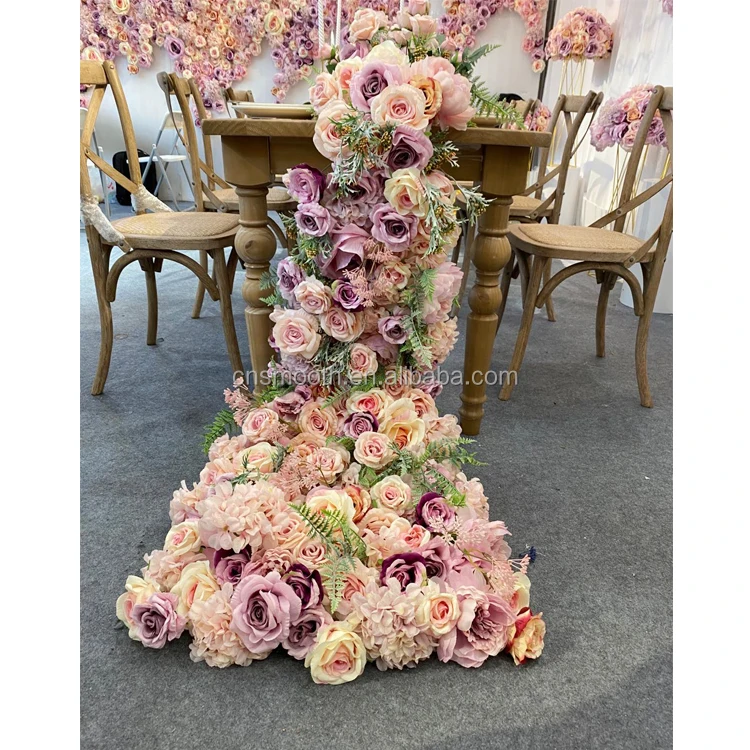 【専用】フラワーカービングなど テーブル用の滑らかな装飾フラワーアレンジメントカスケードフラワー