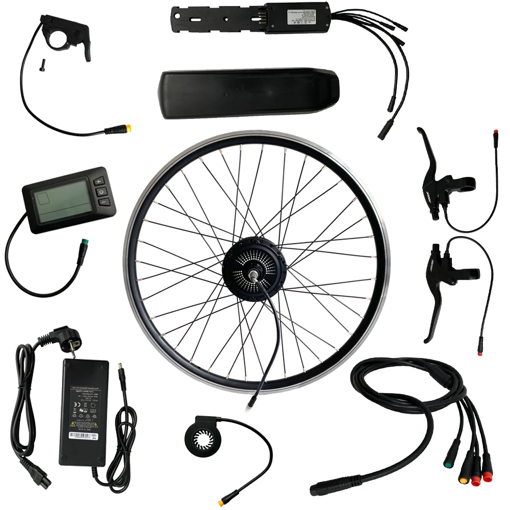 Ebike Kit Electric Bicycle Conversion Kit Brushless Motor Electric Bike
