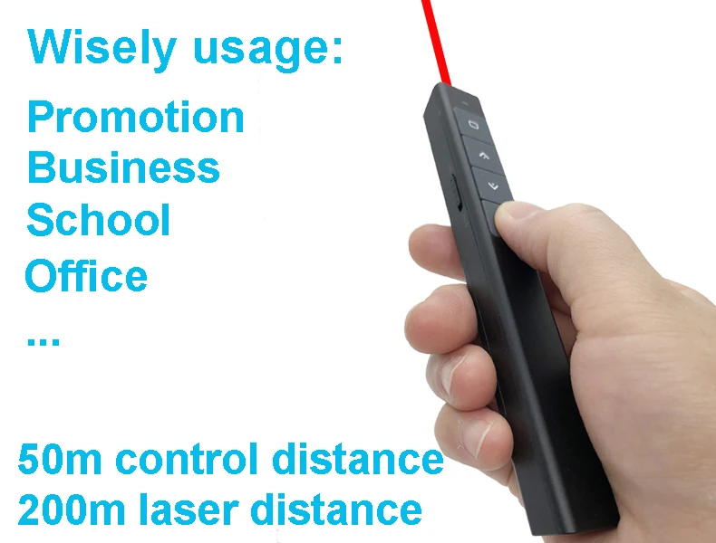 Wholesale Power Point Presenter 2.4ghz Laser Light Pointer Pointer