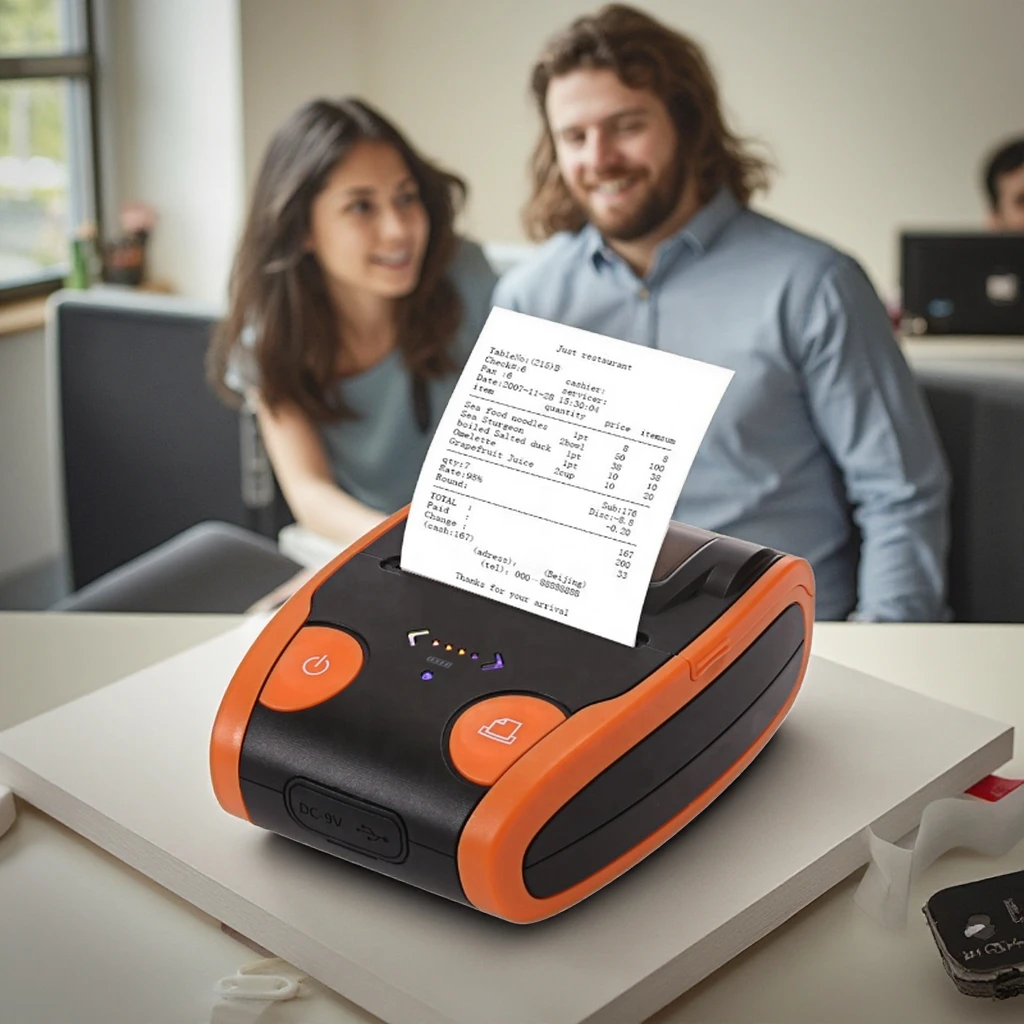 Sunydog Mini Impressora Térmica Portátil, De Recibos, 2" Sem Fio, Usb