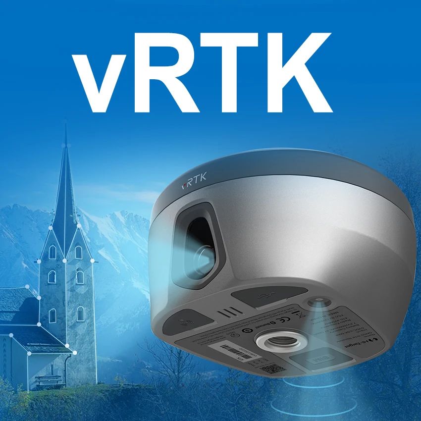 2023 New Cheap Geodesic Instruments Gnss Rtk Rover and Base Hi Target V5 Vrtk Gnss Rtk Gps