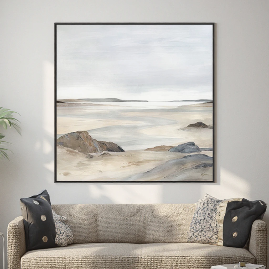 Custom Wholesale Modern Landscape Oil Painting - Mountain Canvas Wall Art for Hotel Home Decor Bulk Order