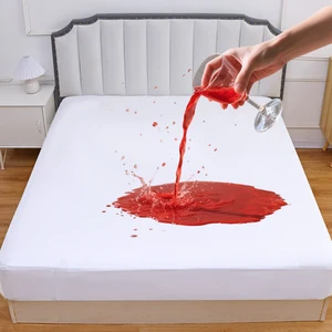 Waterproof Mahjong Mat Mattress Protector Anti-Bacteria Anti-Dust Mite Six-Sided Zipper Bed Bug Protection Home Hospital Hotel