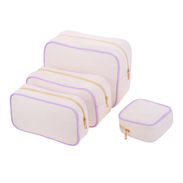 Fashion Customized Cute Cosmetic Bag Toiletry Pouch Bag Women Canvas