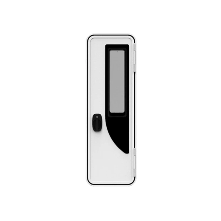 Aluminum Alloy Frame Two Point Lock caravan Trailer Door for RV Camper Motorhome