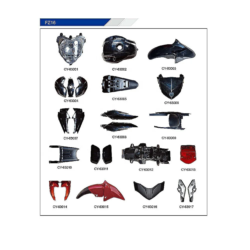 Motorcycle Parts Fz Parts Yamaha Fzs Spare Parts Price List Yamaha