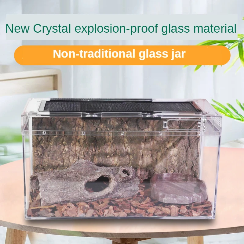 Barbarous BG Growth ZJDS-P03 Restore Ecology Colorless Odor Free hd Lizard Landscaping Cylinder Reptile Terrarium