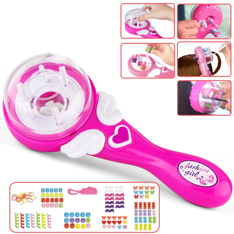 Girls Hair Twister Electric Automatic Editing Machine Toys Hair