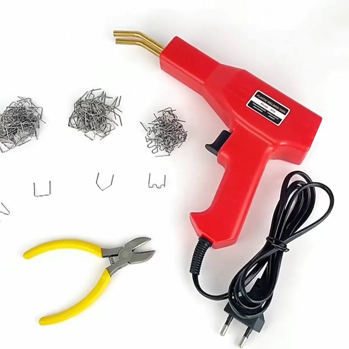 Plastic Welding Staples 3000 Pcs - 6 Types Hot Staples For Auto Repair & DIY Projects