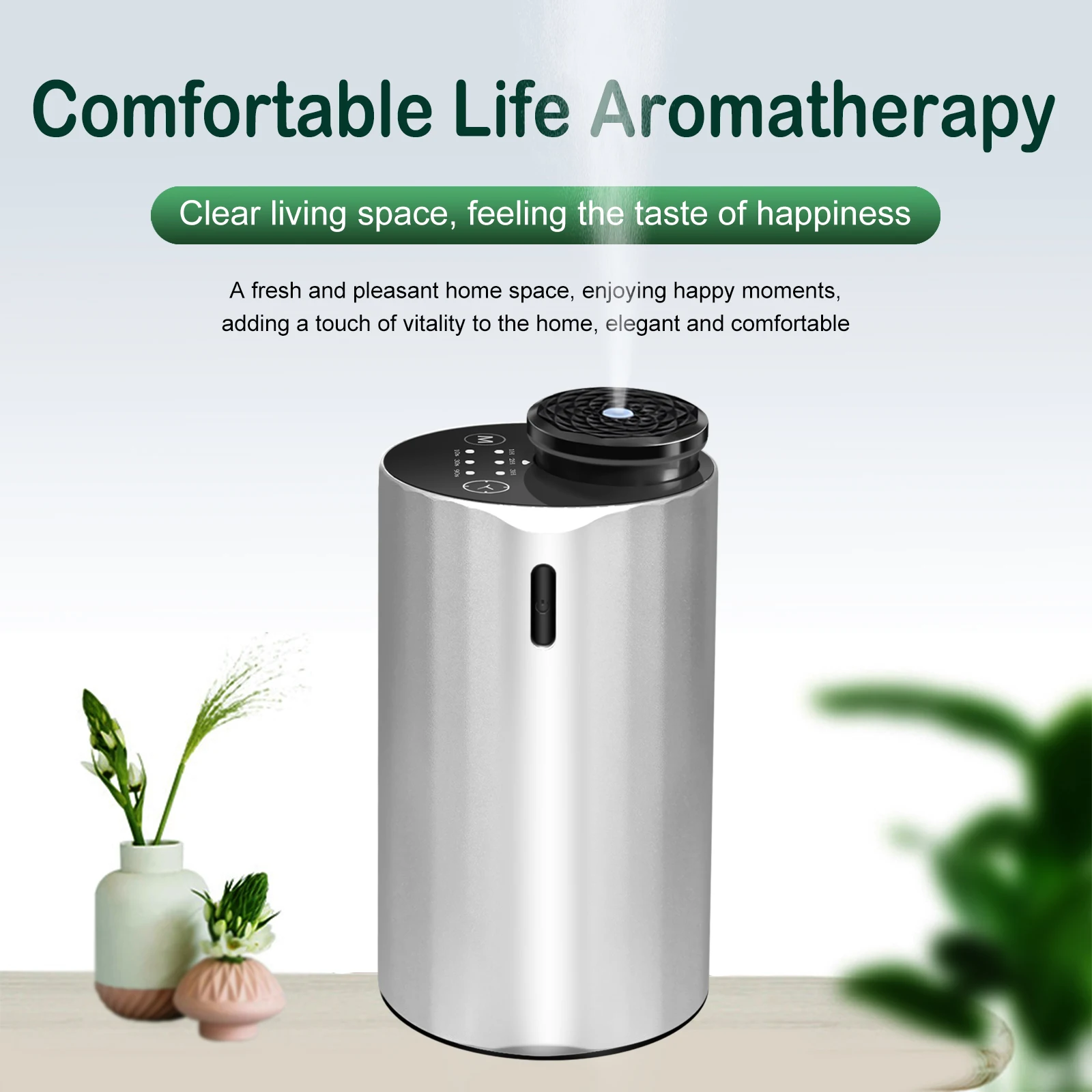 Portable Wireless Car Aromatherapy Machine Perfume Nebulizer Mini Car USB Waterless Essential Oil Ultrasonic Aroma Diffuser