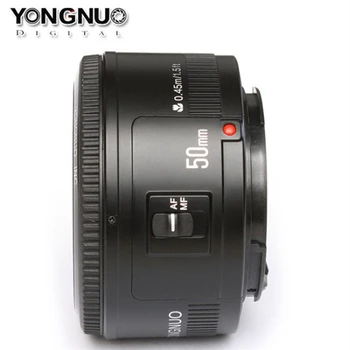 Hot Sell YONGNUO YN50mm YN50 F1.8 Camera Lens EF 50mm AF MF Lens Aperture for Canon 750D 5D 6D Mark II IV 10D Dslr Lens detail image