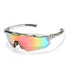 Transparent gray frame + pink lens
