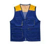 Royal blue with yellow accents