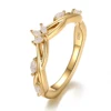 แหวนเพชรโมอิสซาไนต์ทองแท้ 14K