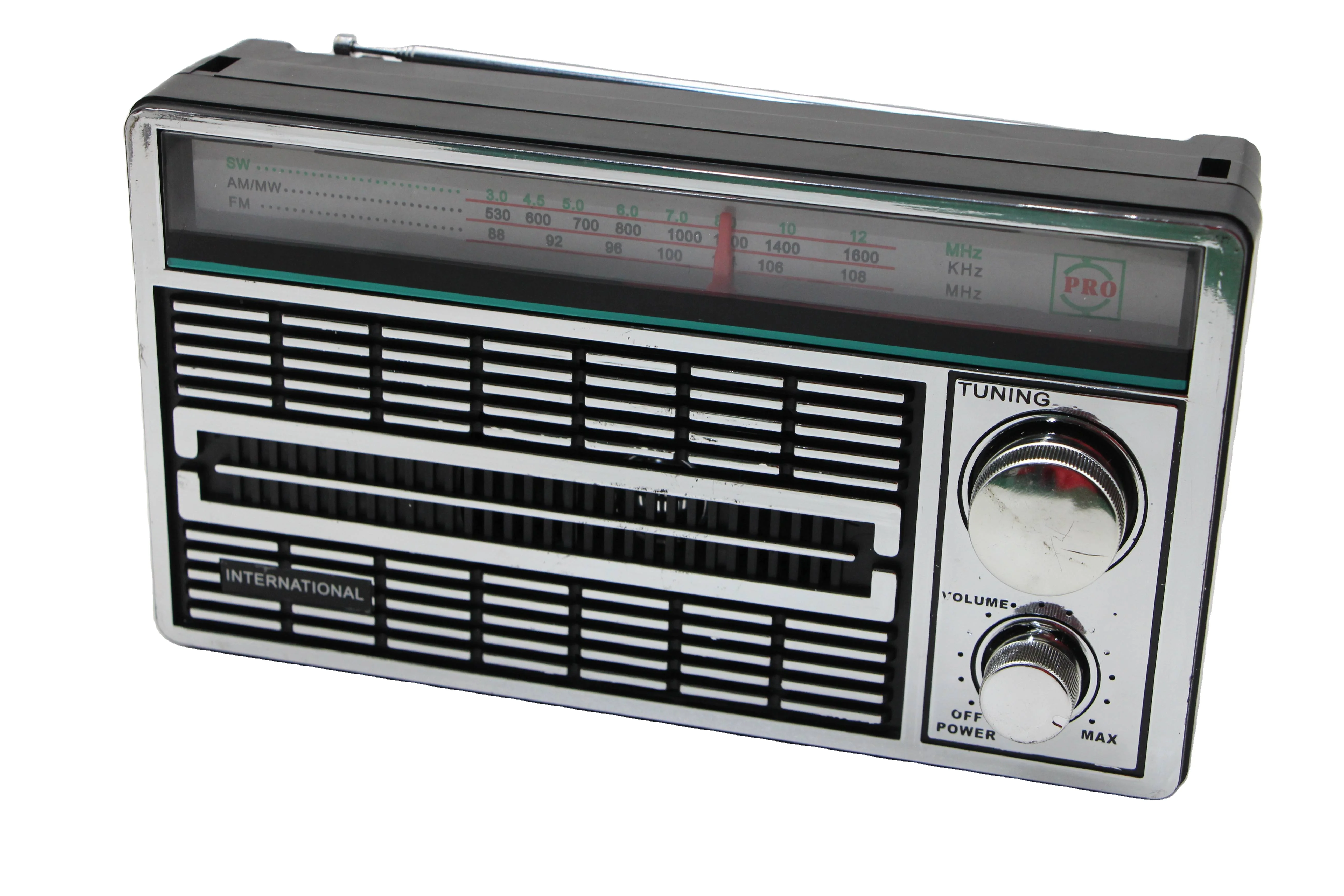 2024 экологически чистый Abs Высокочувствительный портативный Ac Dc мощность 5 диапазонов Fm радио портативный Кемпинг Am Fm радио с антенной