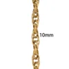 Leaf pattern double buckle 10mm