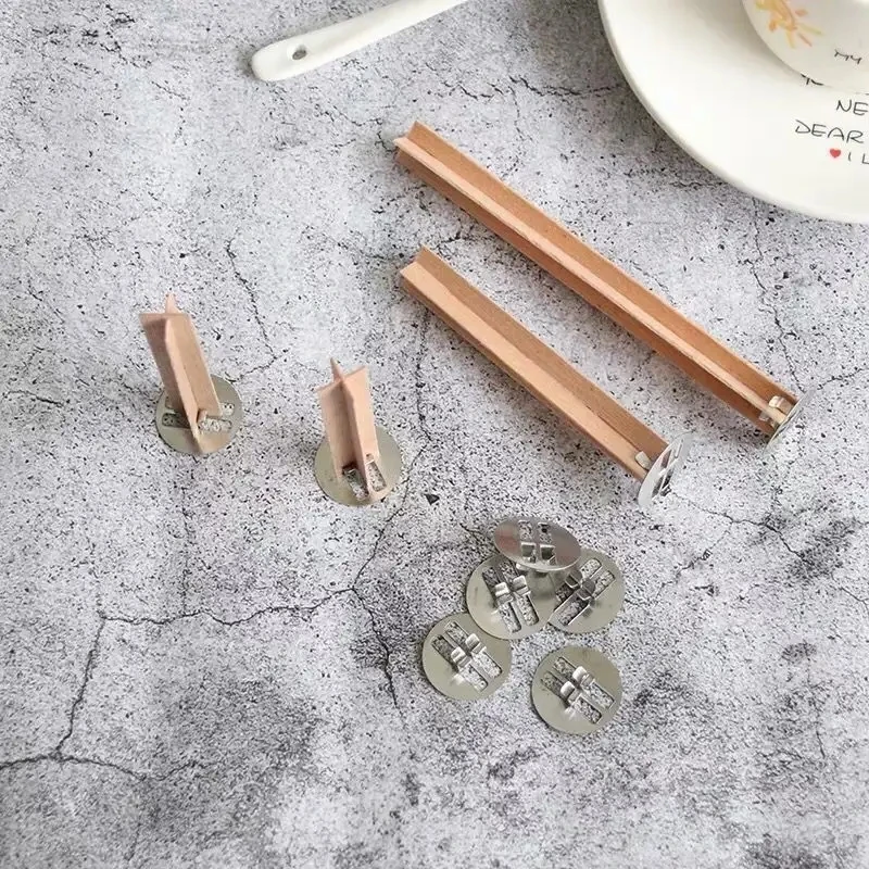 Wholesale Custom Wooden Candle Wick Scented Soy Candles Wood Wicks With