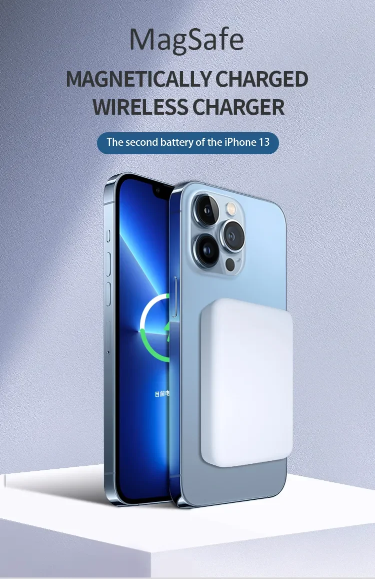 Factory Mag Safe Battery Pack For Iphone 13 High Quality Clone Magsaf