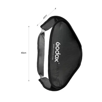 Photo Studio Accessories Godox SFUV 40*40cm Portable Softbox with S Type Bracket Holder+Carry Bag for Photography
